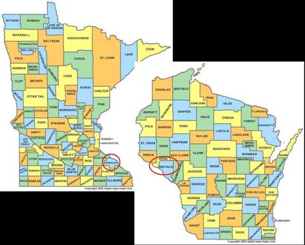 33 Minnesota And Wisconsin Map - Maps Database Source