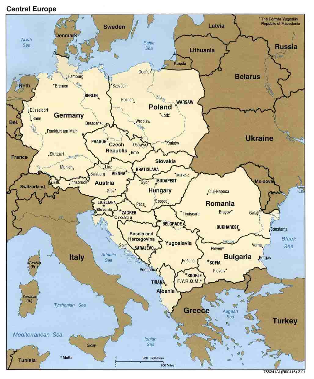 a map of europe
