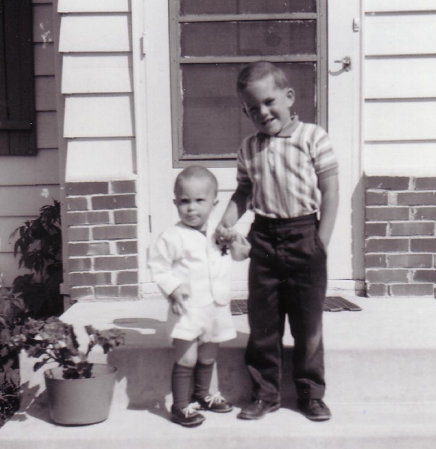 1963-June 22- Brothers - Pete Bell-age 22mths, and Nick Bell-4yrs 6mths