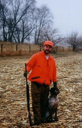 1996- Pete Bell with his dog Maddy