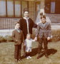 1969-Easter- Joyce Bell with sons, Pete, Eric and Nick