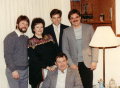 1988-Xmas- Bell Family- Pete, Joyce, Eric, Nick and father Don(Pete)