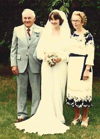 200 Wedding of Deb (Heinrich) and Gary Scharping - May 30, 1980 - Orrin, Deb, Charlotte