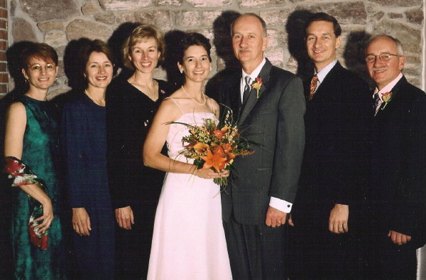 410 Wedding-John+Jean - Deb,Mary,Dort,Jean,John,Joe,Mike - 2002