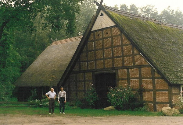 400 Orrin and Joe, by unique barn, near Trier, France