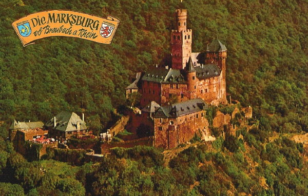 620 Castle Marksburg on the Rhine River, Germany