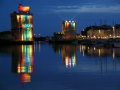 DSCN7173 Old port at night, La Rochelle