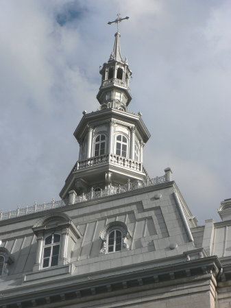 P1080821 Steeple of the Seminary, upper town, Quebec