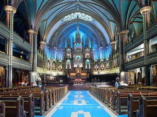 P1090061 (03b) Basilica Notre Dame, old town, Montreal