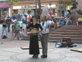 P1080779a (3) Street performers, upper town, Quebec