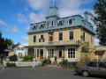 P1090012 (02) Jane by nice building in St Antoine de Tilly, south of Quebec