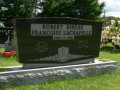 P1090013 Bibeau tombstones, Saint-Francois-Xavier, Saint-Francois-du-Lac (21)